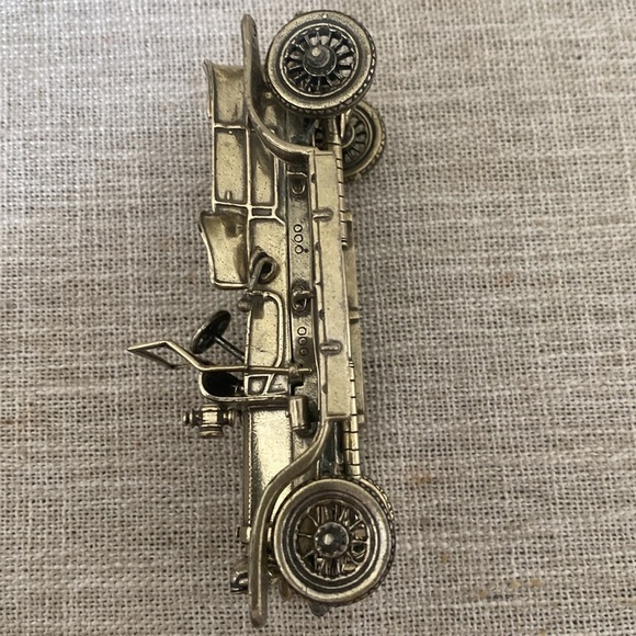 1907 Rolls-Royce Sterling Silver Vintage Car Replica 4 1/4”x 1 5/8” x 1 7/8” - Picture 9 of 10